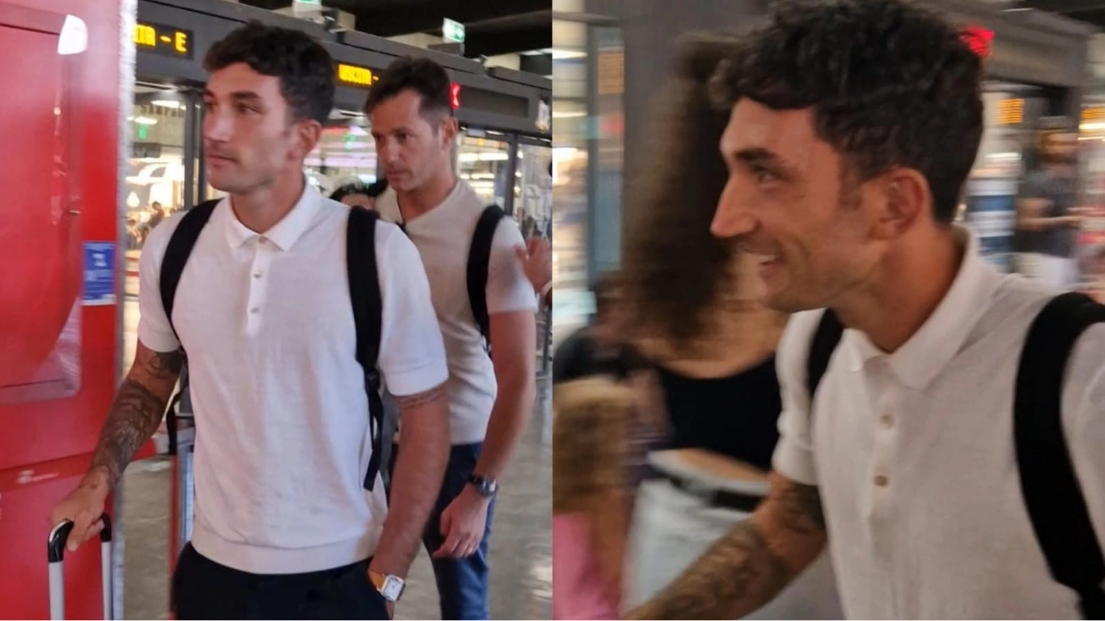 Cataldi è arrivato a Firenze, il video in stazione a Santa Maria Novella. Adesso la firma
