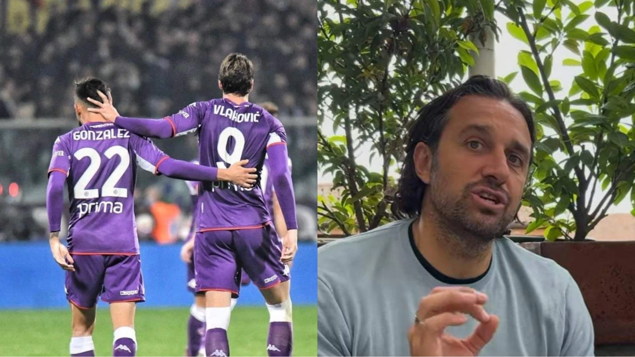 Toni: “Vlahovic e Nico le colonne della Juve per puntare allo scudetto, sono due top”