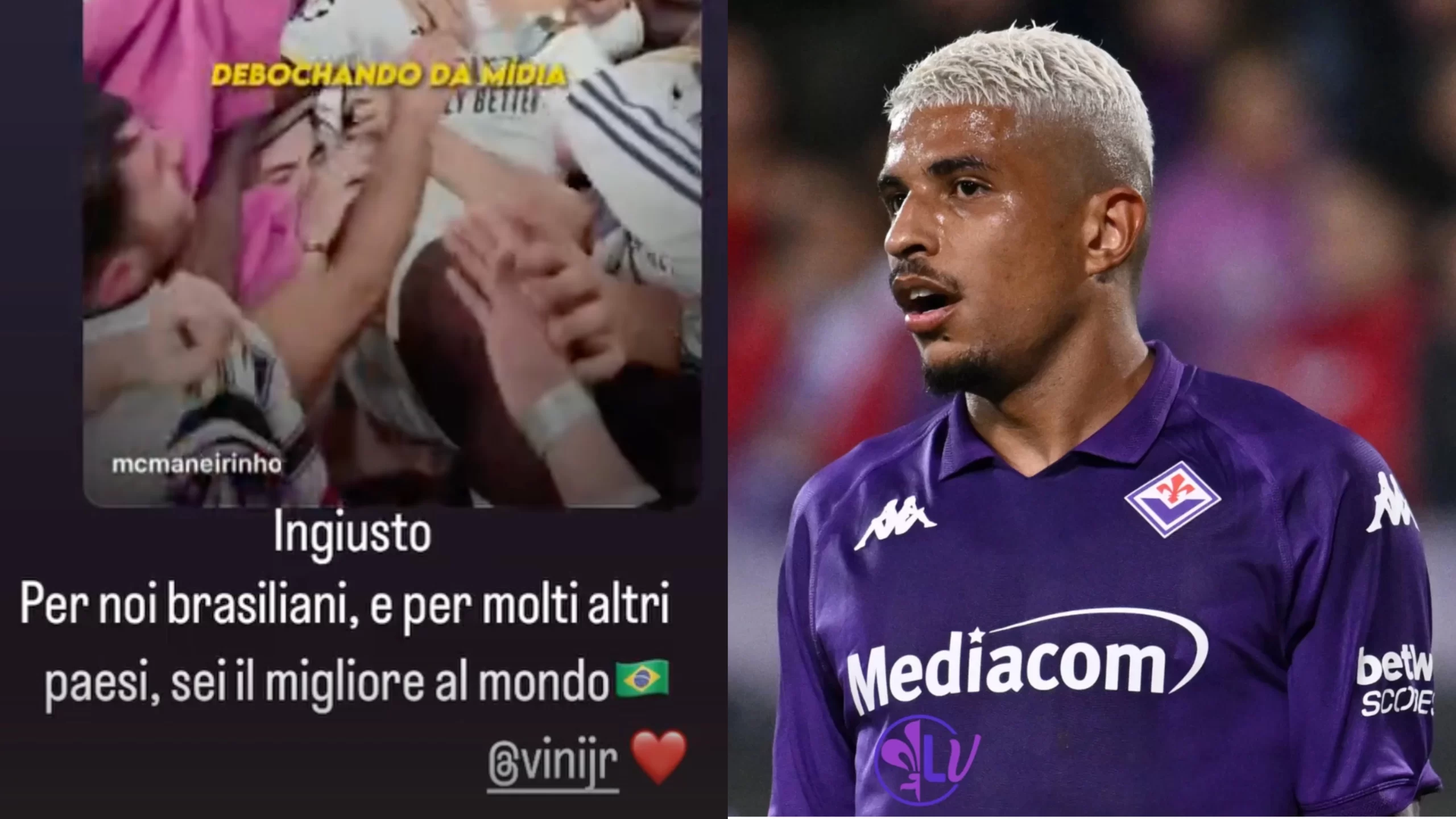 Dodo si schiera con Vinicius sul mancato Pallone d’Oro: “È ingiusto, sei il migliore al mondo”