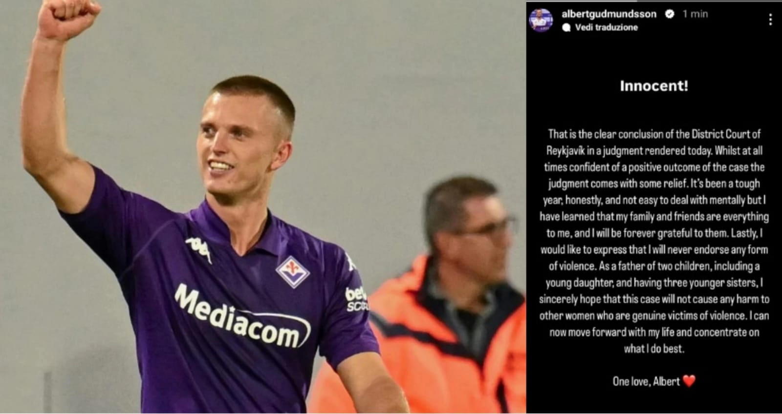 Gudmundsson: “Che sollievo! Ero fiducioso ma è stato un anno duro. Ora penso solo al calcio”