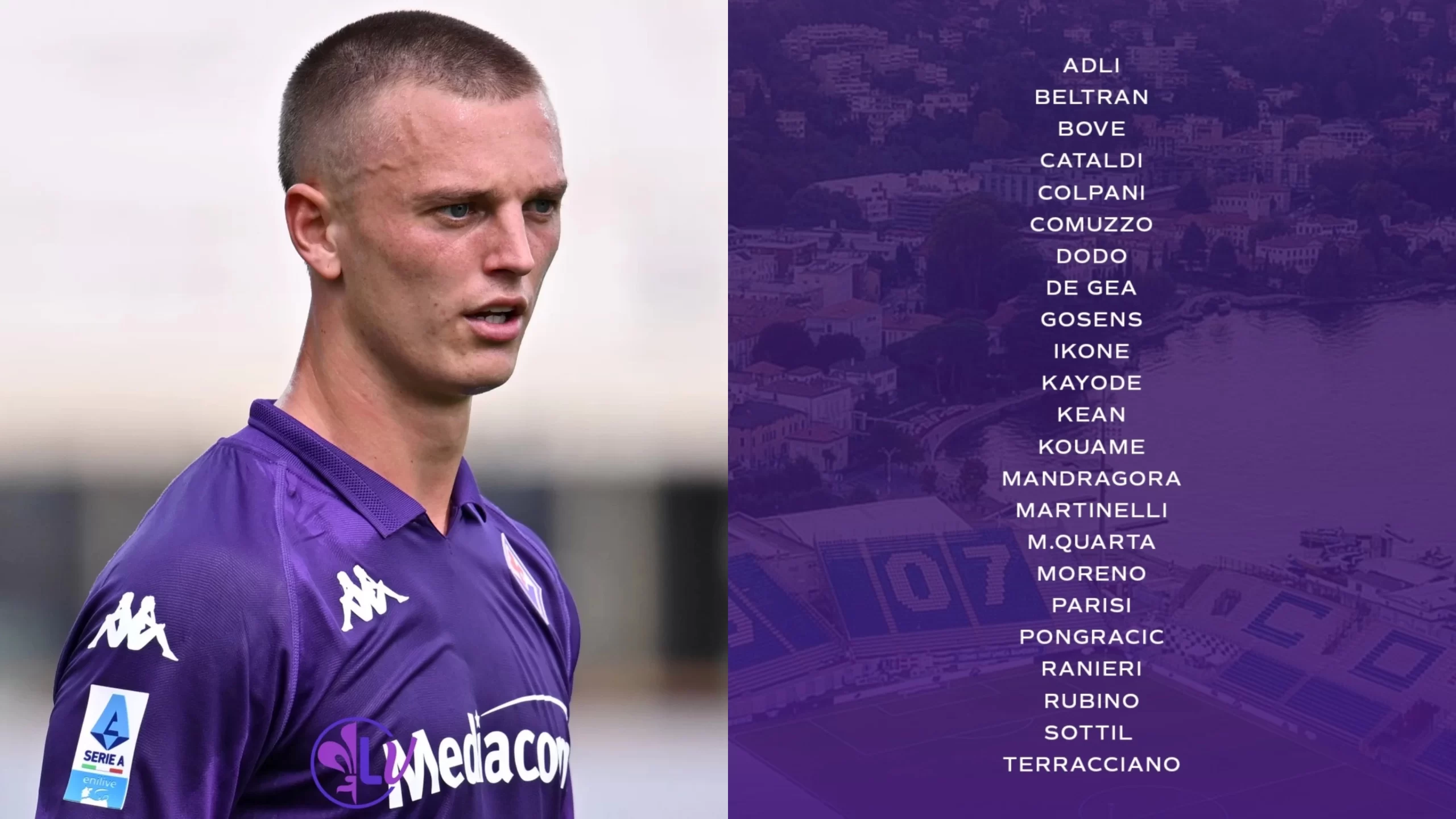 I convocati della Fiorentina per il Como: Gudmundsson non recupera. Biraghi out per un affaticamento
