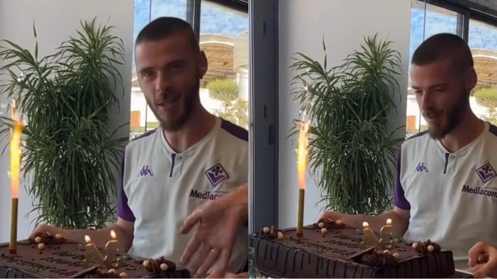 VIDEO, De Gea festeggia 34 anni con la Fiorentina: torta e serenità prima della sfida con l’APOEL