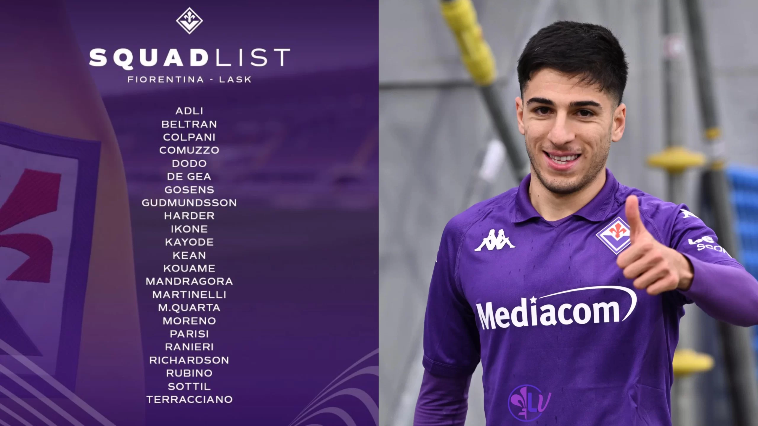 Convocati Fiorentina: confermate le assenze di Biraghi, Pongracic e Cataldi, Parisi c’è come Rubino e Harder