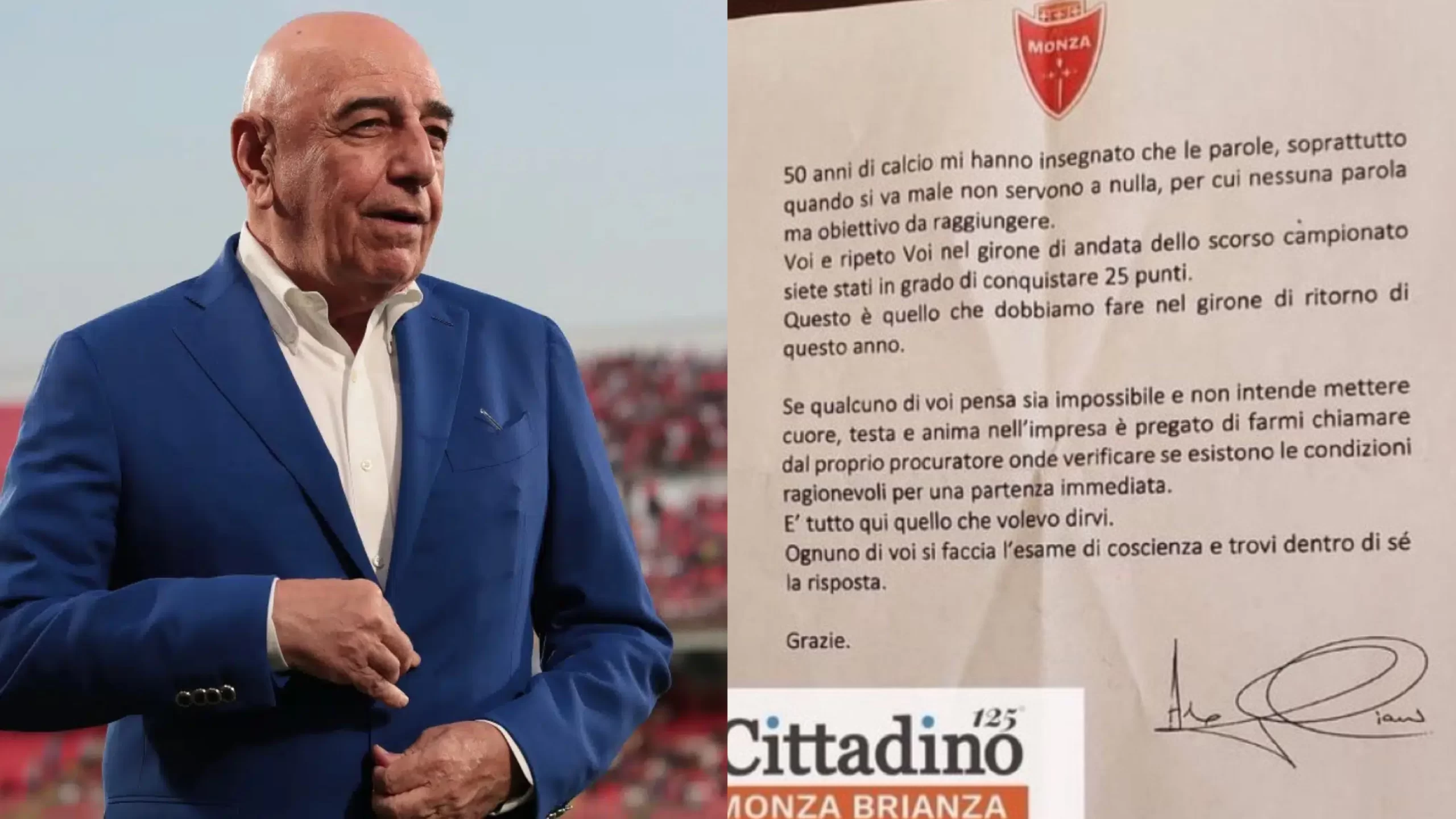 Galliani duro: “Chi non ci crede, può contattare il procuratore e troveremo una nuova soluzione”