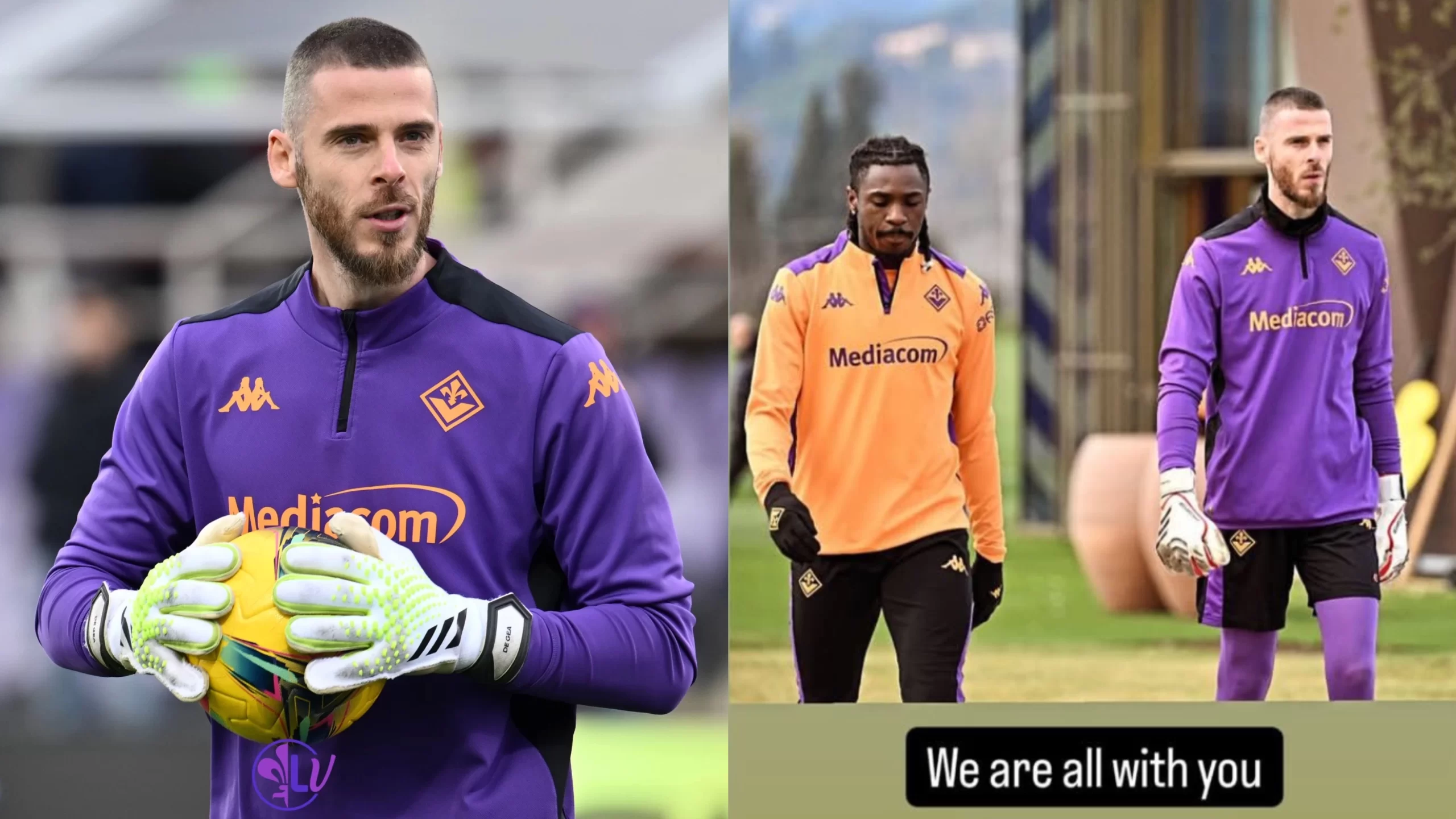 De Gea abbraccia Kean dopo gli insulti razzisti ricevuti: “Siamo tutti con te”