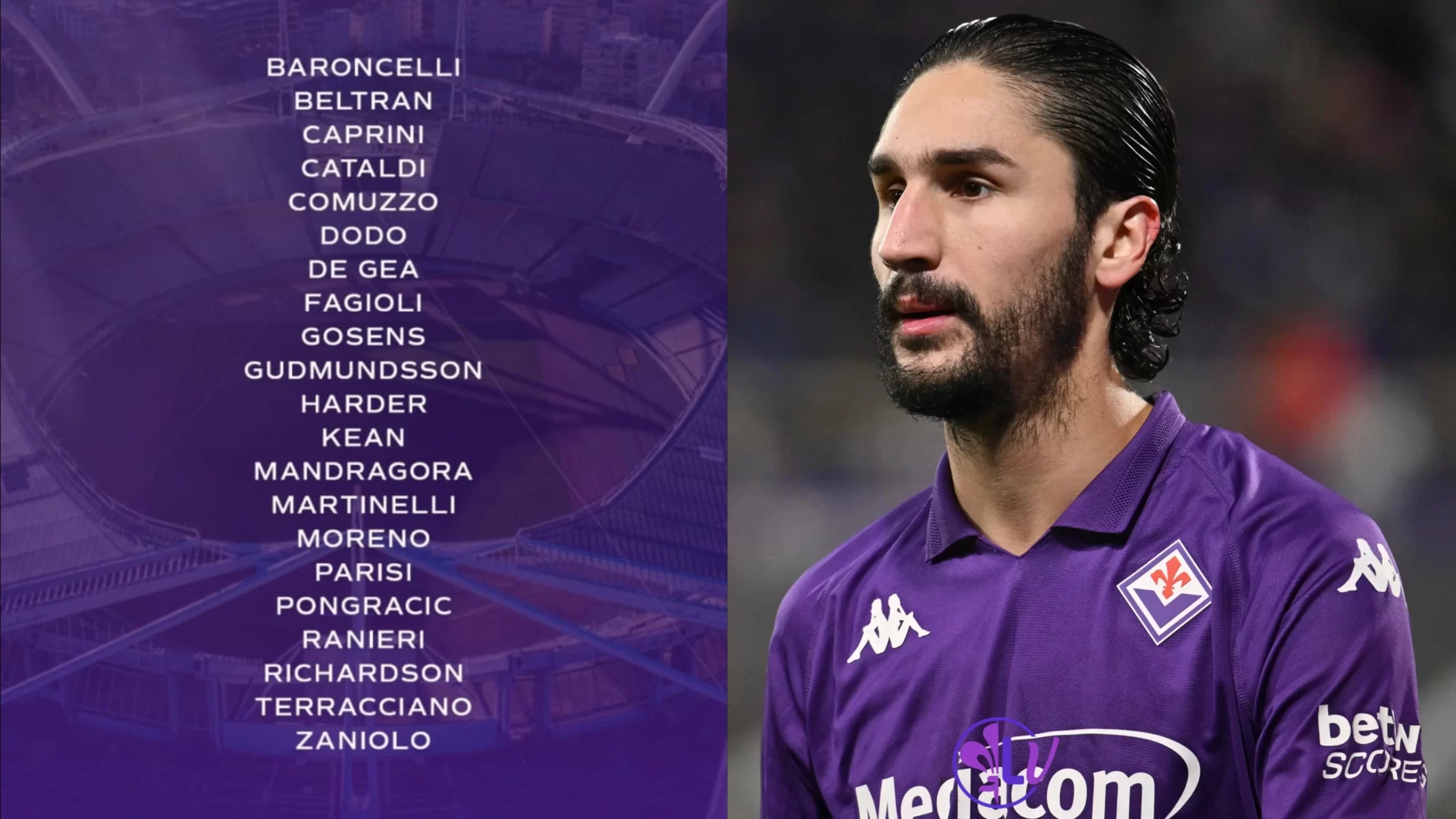 Convocati della Fiorentina per il Panathinaikos: ancora out Adli e Folorunsho. C’è Kean
