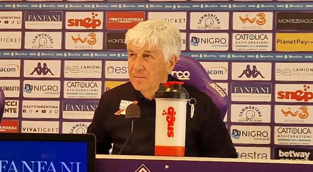 Gasperini: “Nel primo tempo abbiamo fatto meglio della Fiorentina. Resta a meno 7 in classifica”