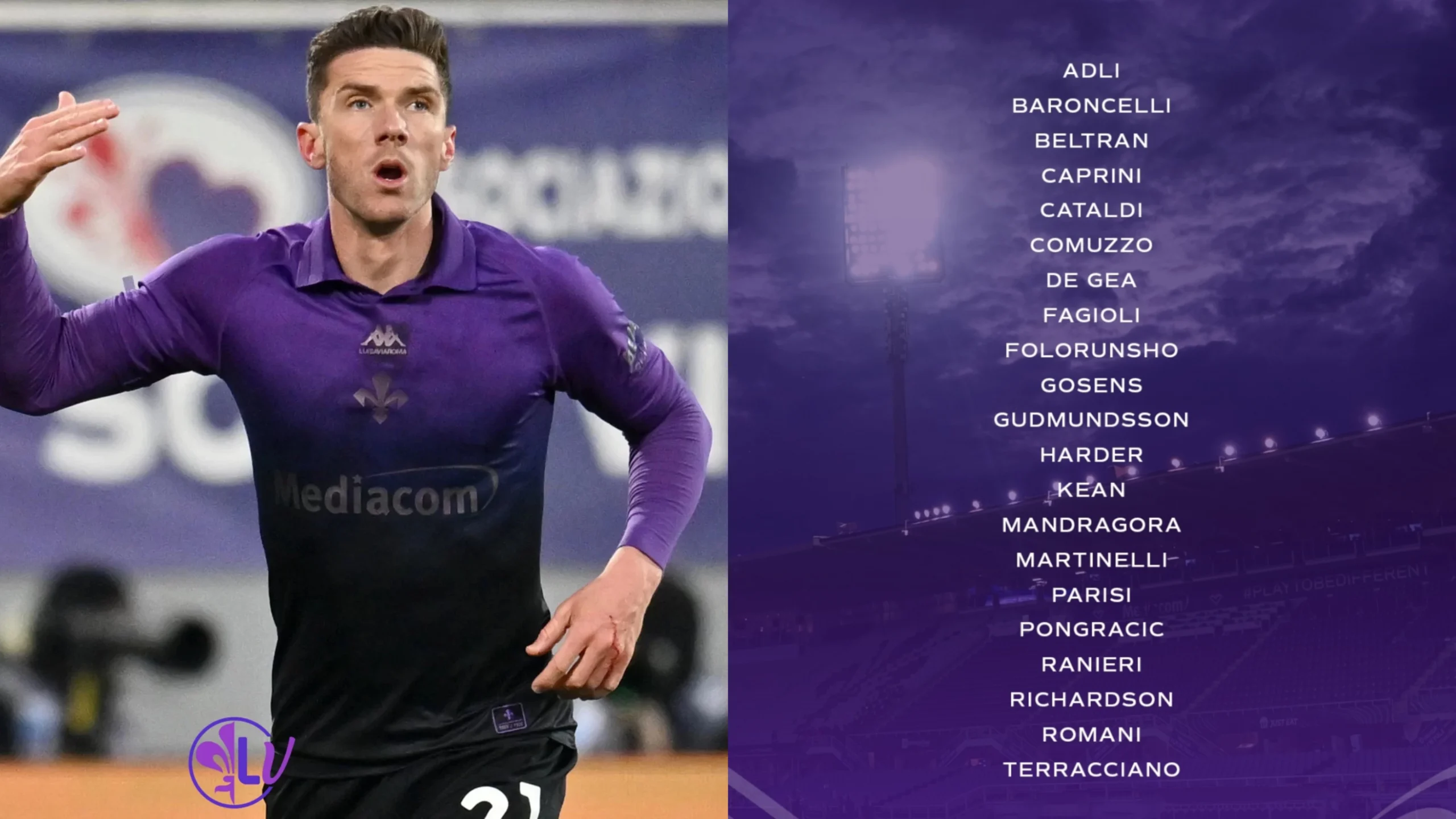 Convocati Fiorentina: ritorna Gosens, ci sono anche i giovani Romani, Baroncelli e Harder
