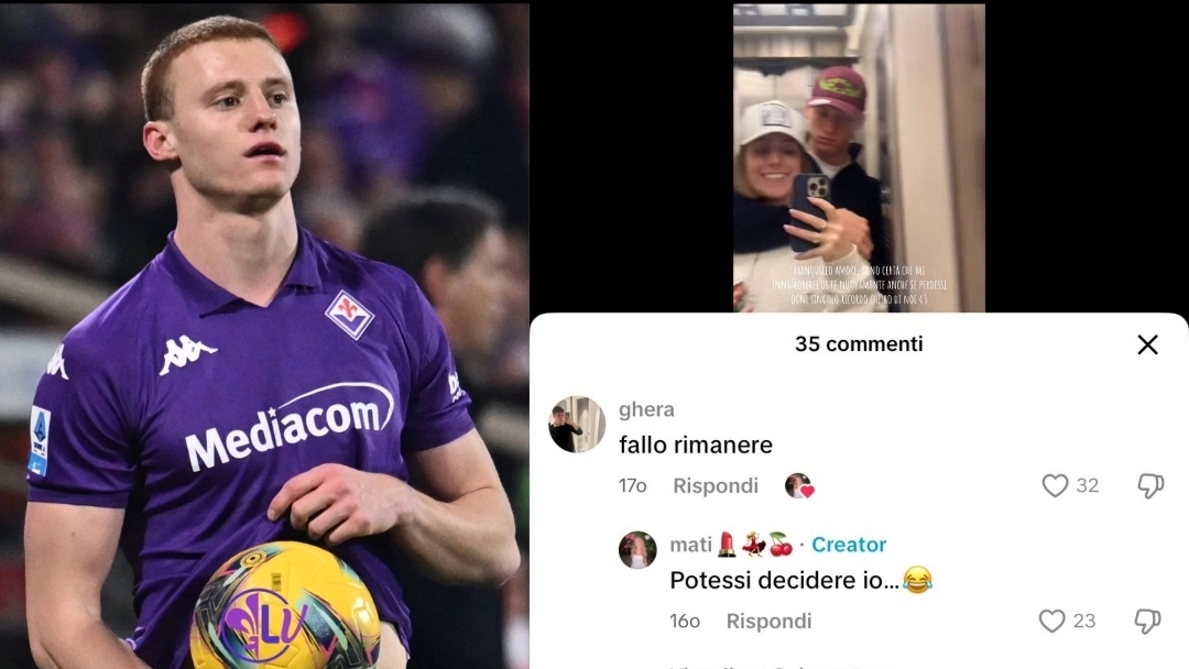 Un tifoso viola scrive alla fidanzata di Comuzzo: “Fallo rimanere”. La risposta: “Potessi decidere io…”