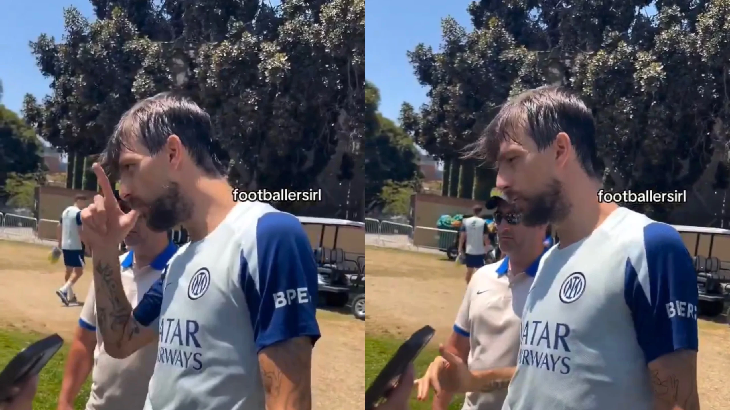 Acerbi contro un tifoso del PSG: “Non mi prendere per il c**o, io sono matto ti sfondo di botte”