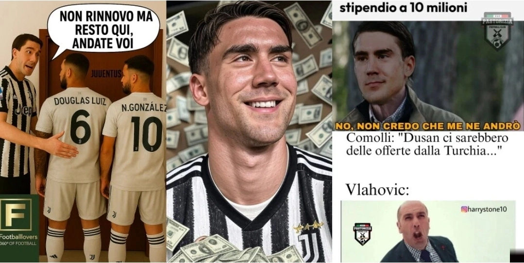 Alla Juventus tifosi e società vogliono cacciare Vlahovic. Ma lui non vuole rinunciare ai 12 milioni netti