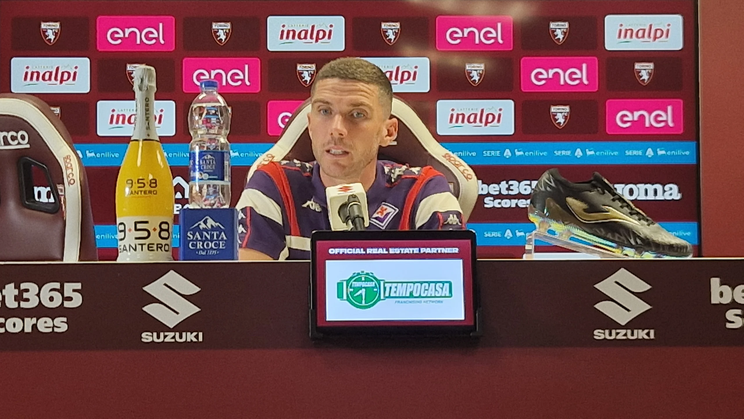 Gosens: “Se Kean non l’avesse toccata sarebbe stato gol dopo il check del Var. Siamo delusi dal pari”