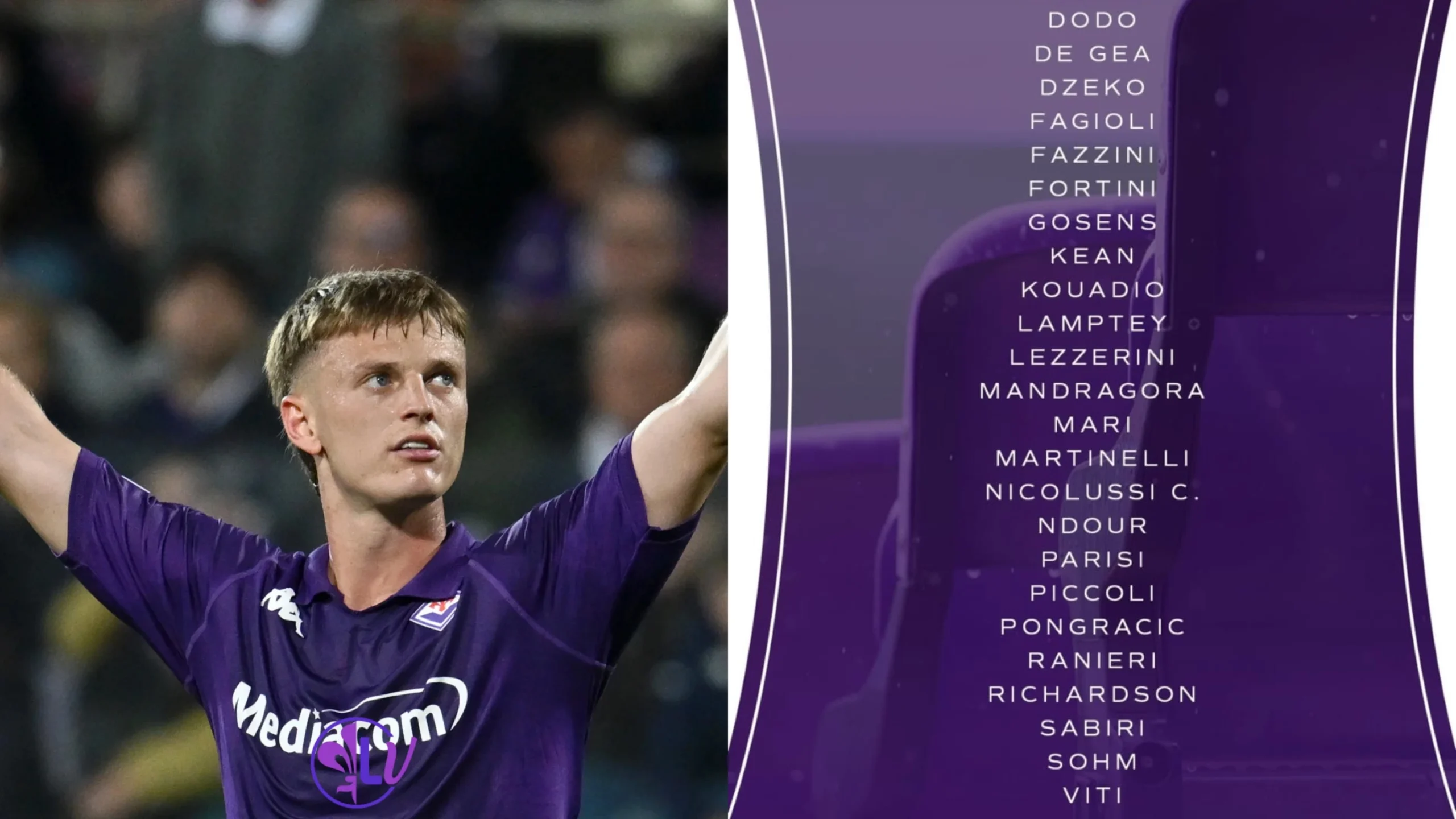 Convocati Fiorentina: Gudmundsson non recupera ed è out, salterà la sfida con il Napoli