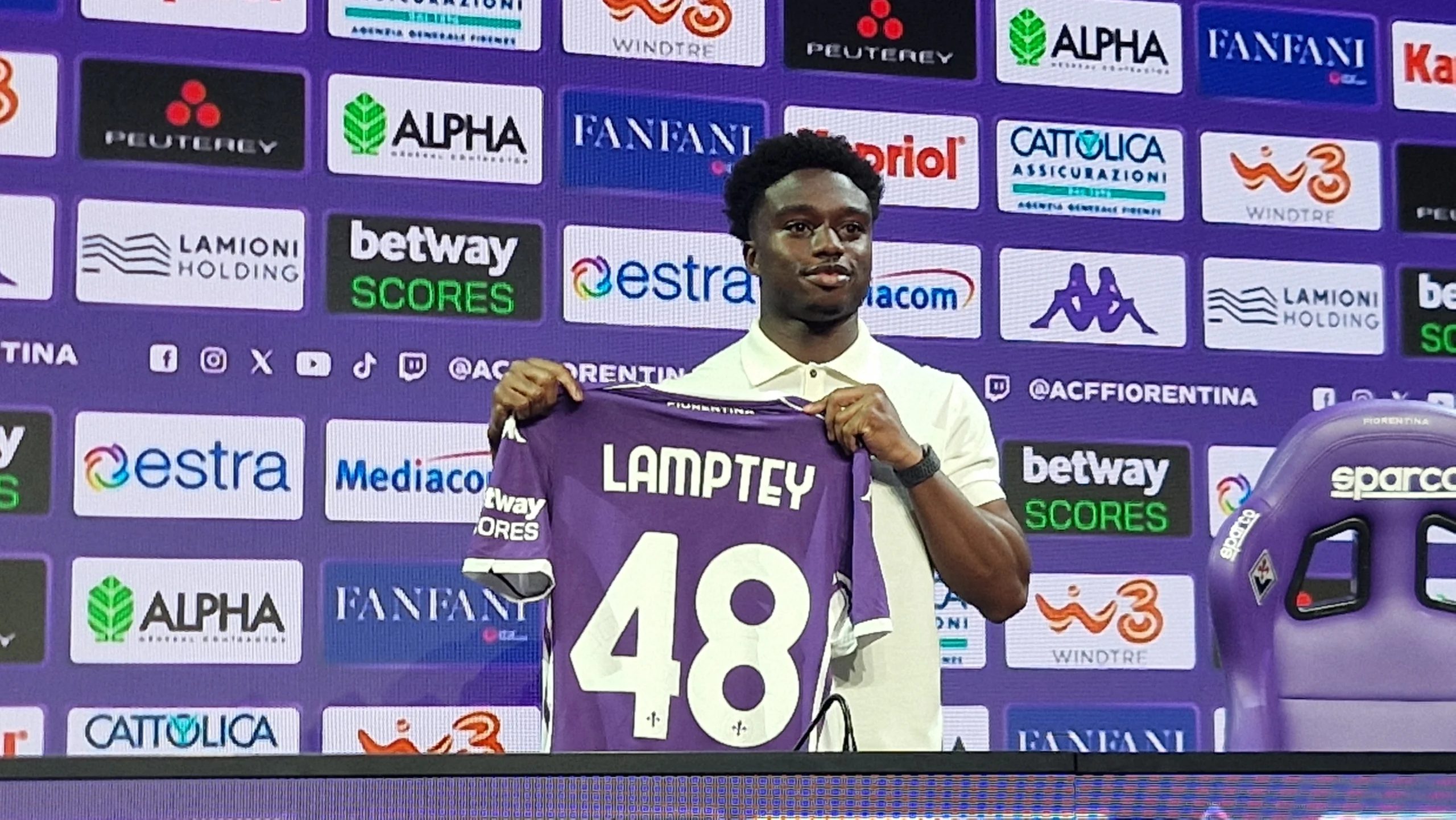 Lamptey: “La Fiorentina è un passo in avanti. Dodò mi ha accolto benissimo, De Zerbi mi ha chiamato”