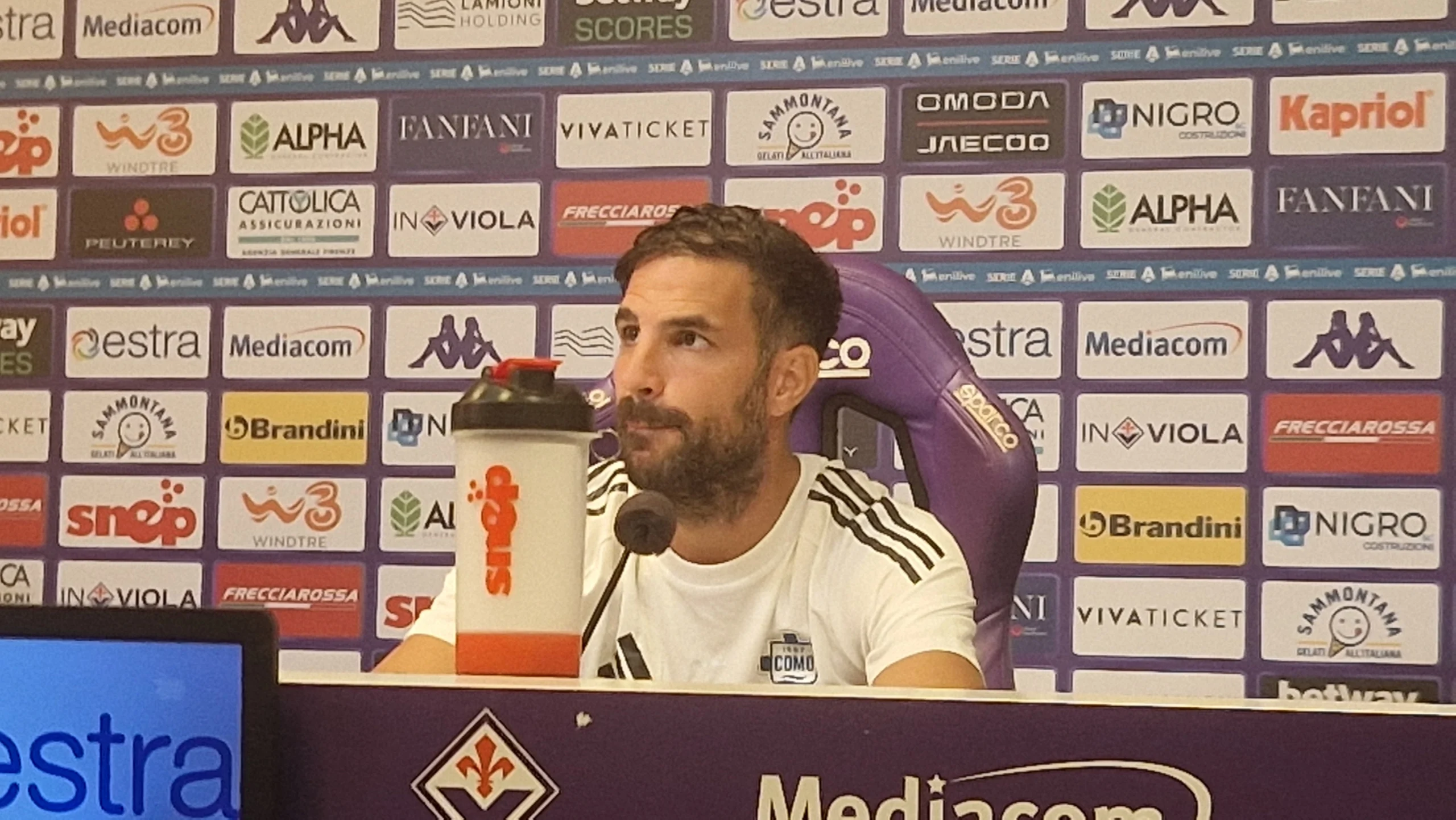 Fabregas: “Ieri sera mi avevano detto che Pioli avrebbe cambiato modulo. Oggi un grande Como”