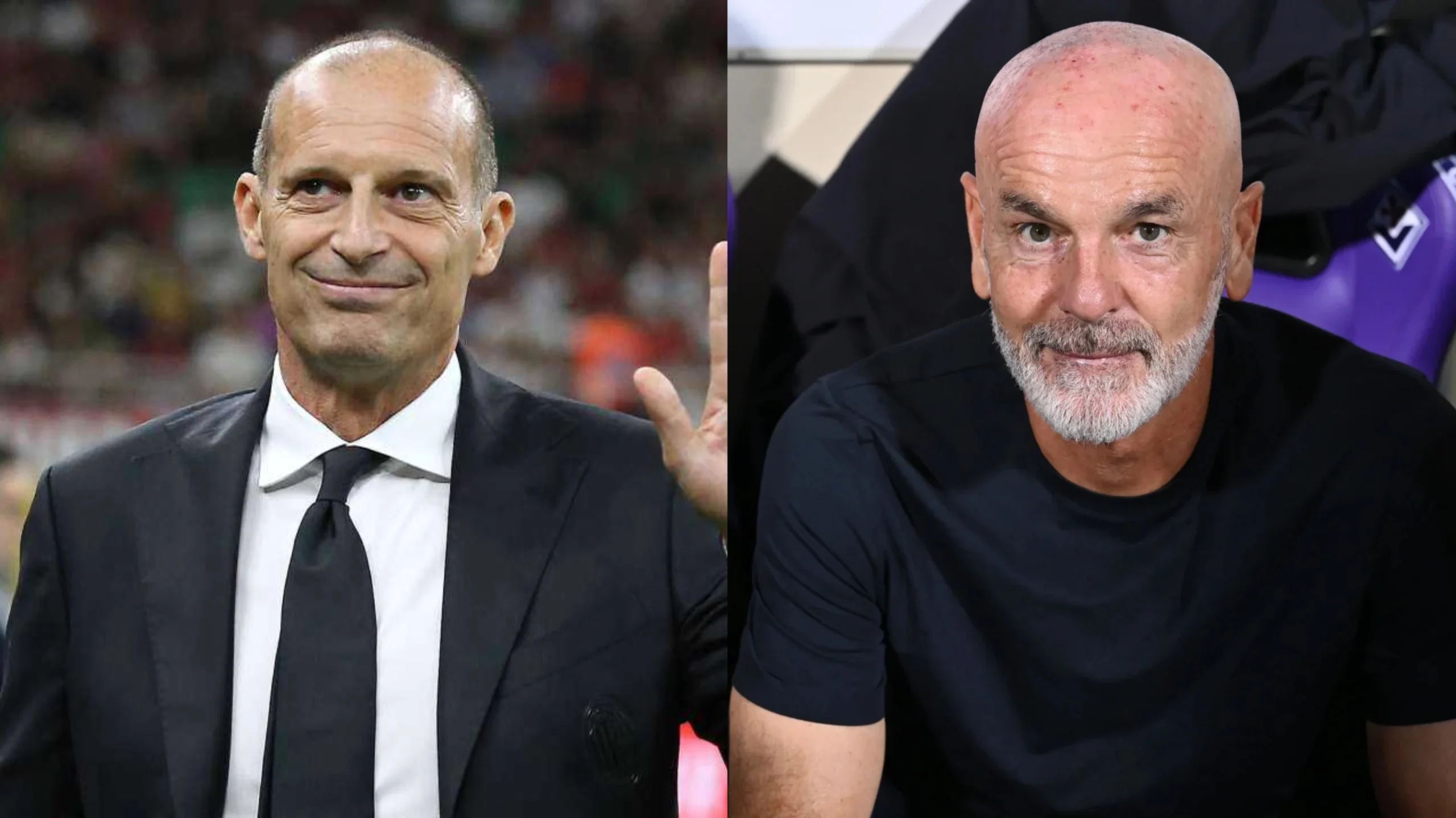 Allegri su Pioli: “Al Milan ha vinto e non è mai banale, sono sicuro che farà bene alla Fiorentina”