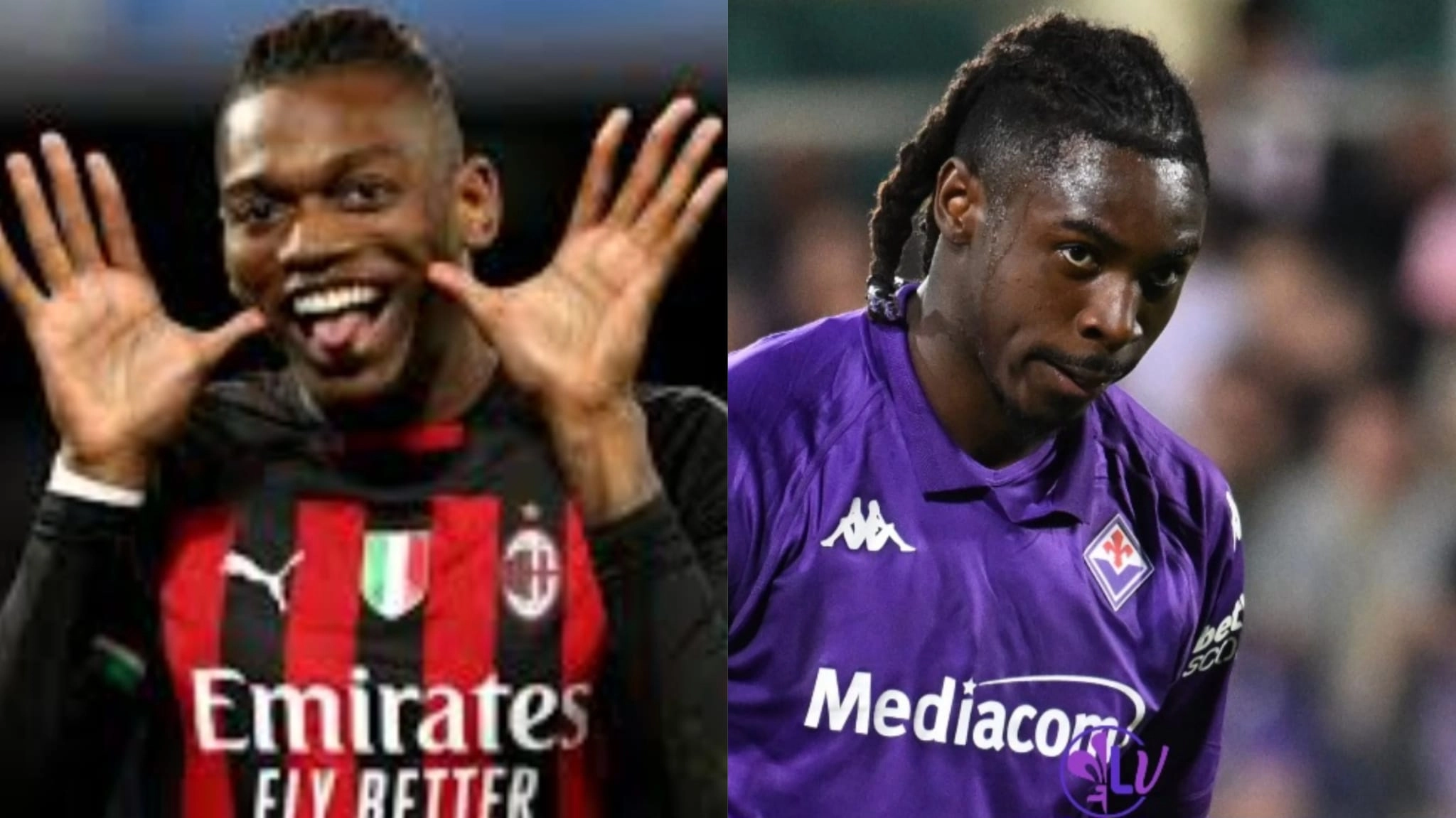 La Gazzetta dello Sport riporta: “Kean contro Leao è una sfida tra amici a colpi di gol e musica”