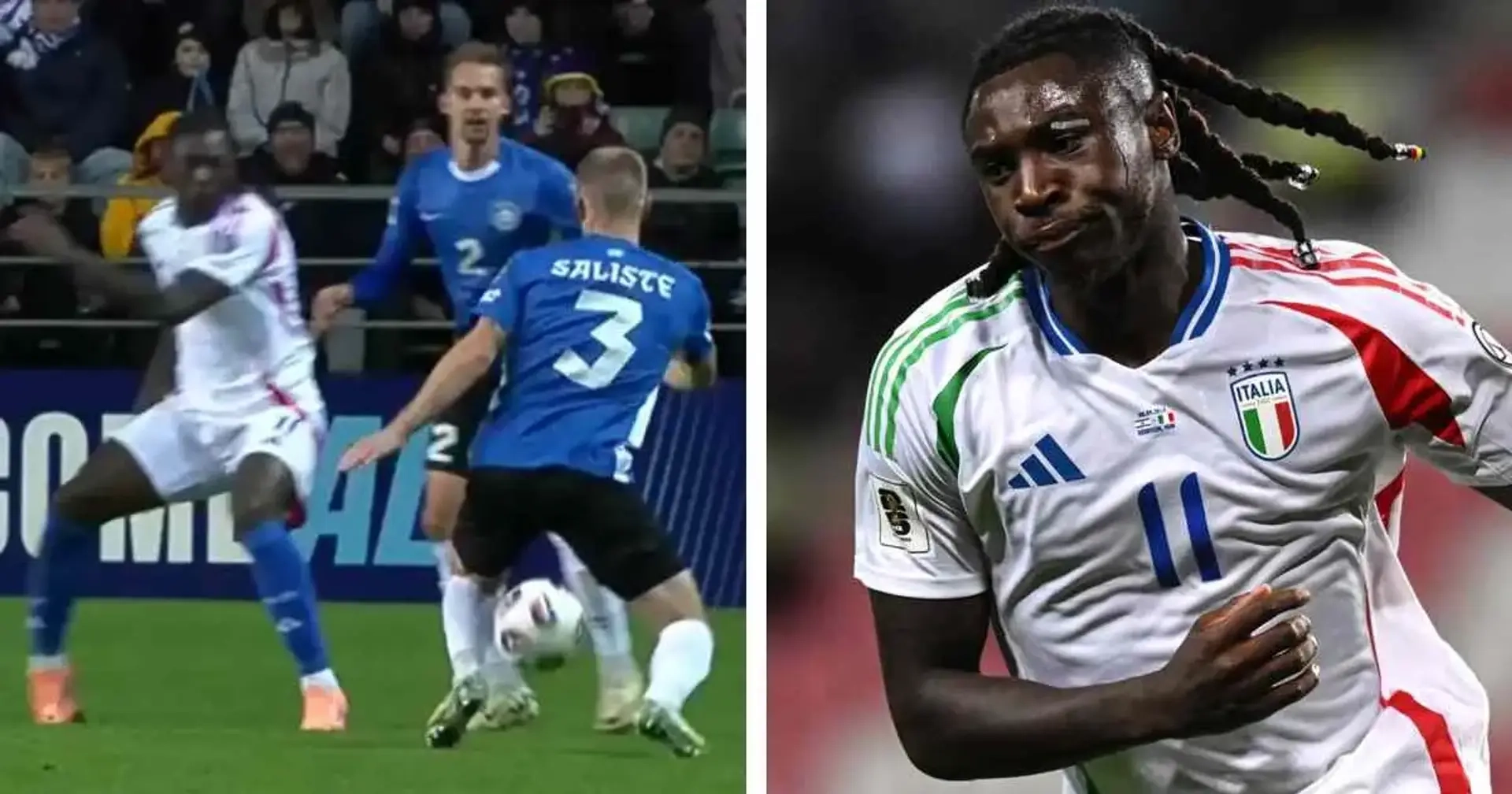 L’Italia vince 3-1 in Estonia ma il Mondiale è ancora lontano. Paura per le condizioni di Kean