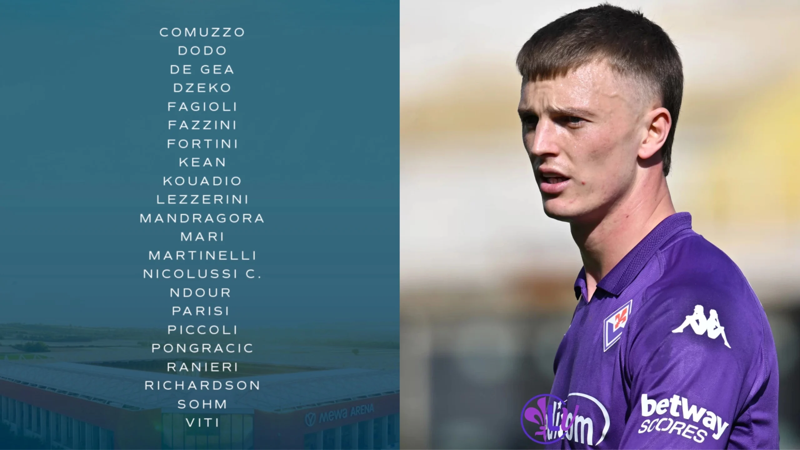 I convocati della Fiorentina per il Mainz: out Gosens e Sabiri, assente anche Gudmundsson