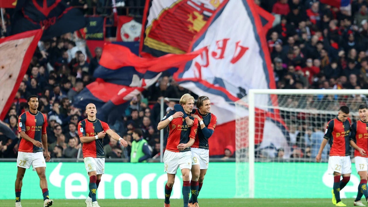 Il Genoa batte il Verona e si porta fuori dalla zona retrocessione: gli scaligeri restano ultimi con la Fiorentina