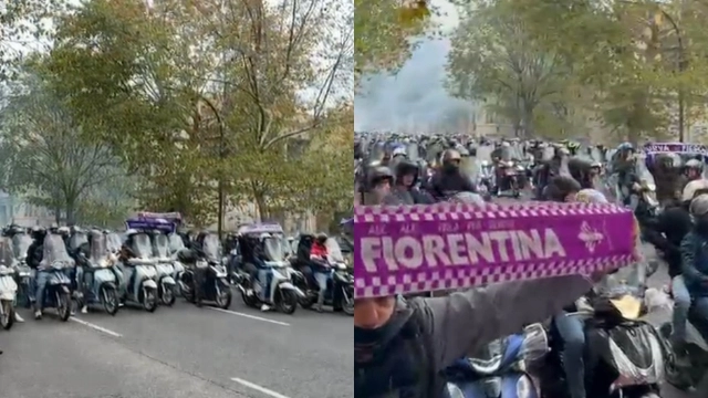 Coreografia vietata, la Fiesole risponde: raduno in Piazza della Libertà e motorinata verso il Franchi