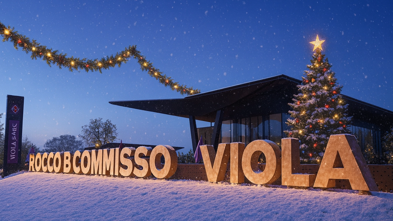 “Tutti uniti, passo dopo passo”. Il Natale al Viola Park rilancia il patto tra squadra e tifosi