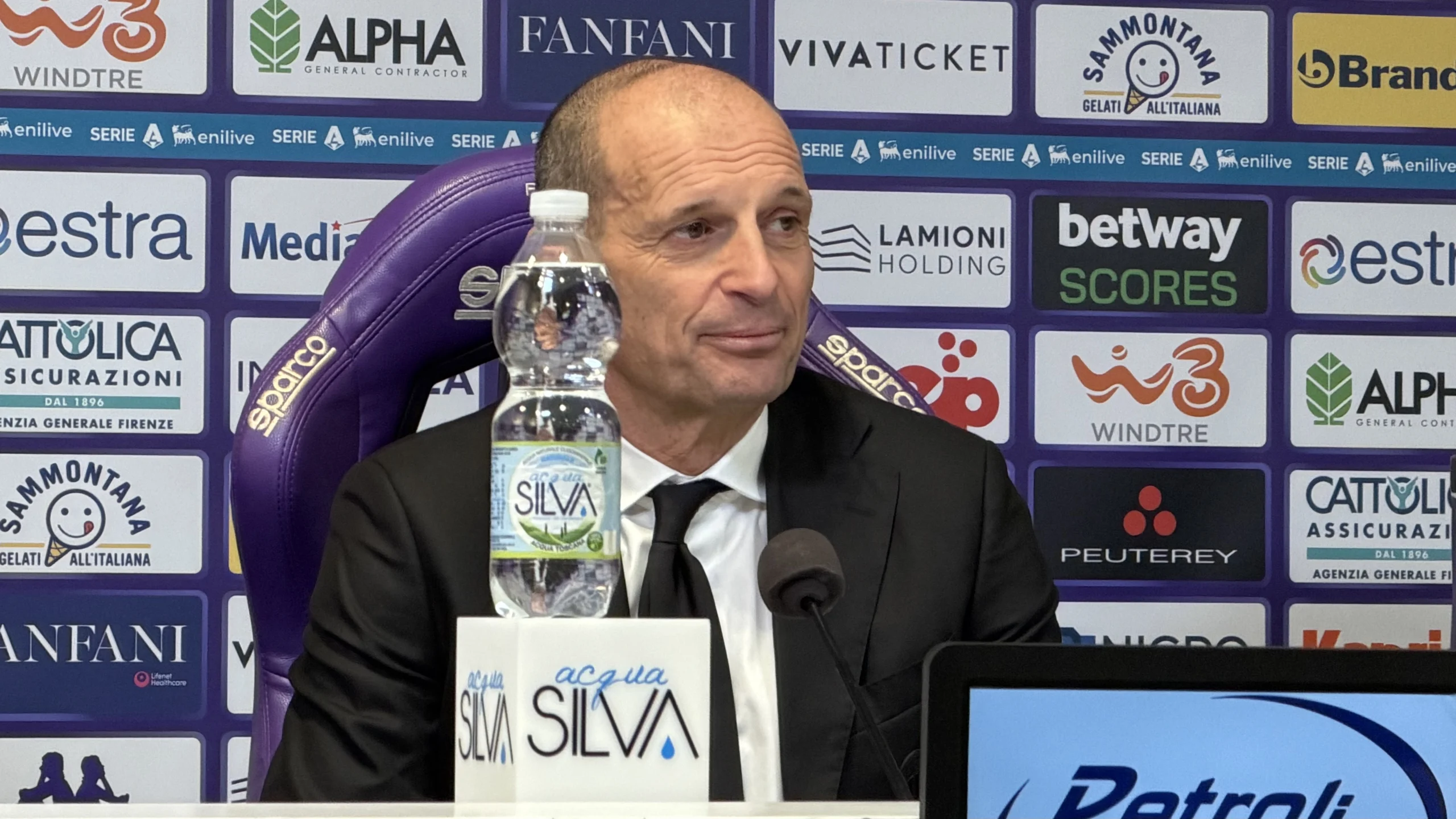 Allegri: “Per la Fiorentina un punto contro di noi è ottimo per la salvezza, il finale andava fatto meglio”