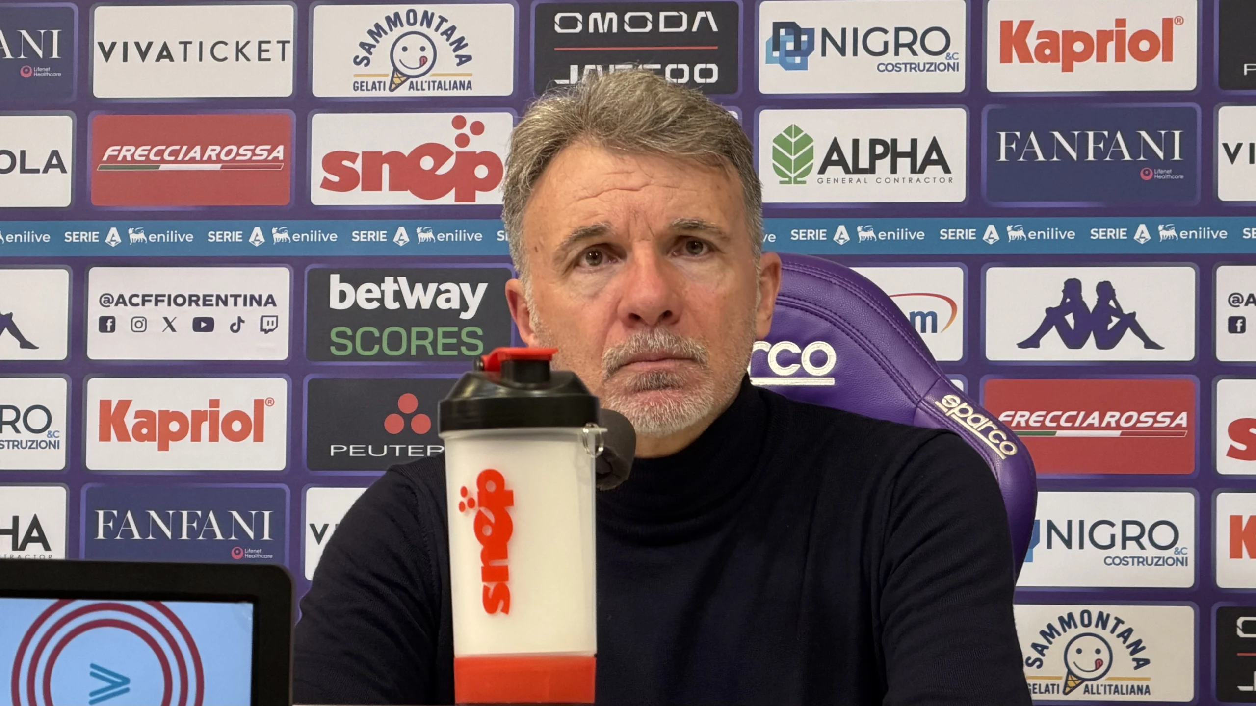 Baroni: “io credo che la Fiorentina possa salvarsi perché è una squada forte, Vanoli sta facendo bene”