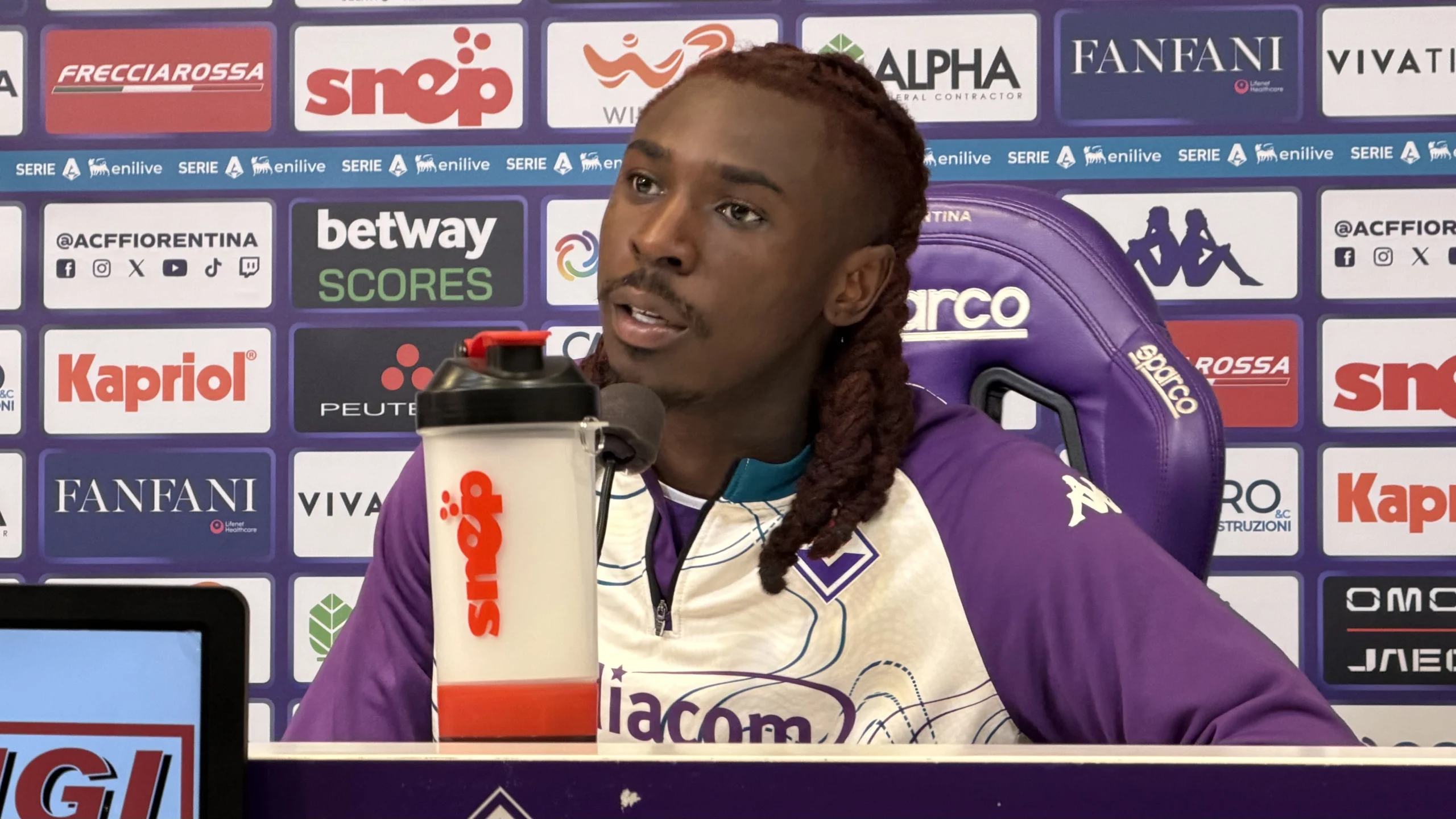 Kean: “Io in ritardo agli allenamenti? Non è vero, sono stato al Viola Park anche nei giorni liberi”