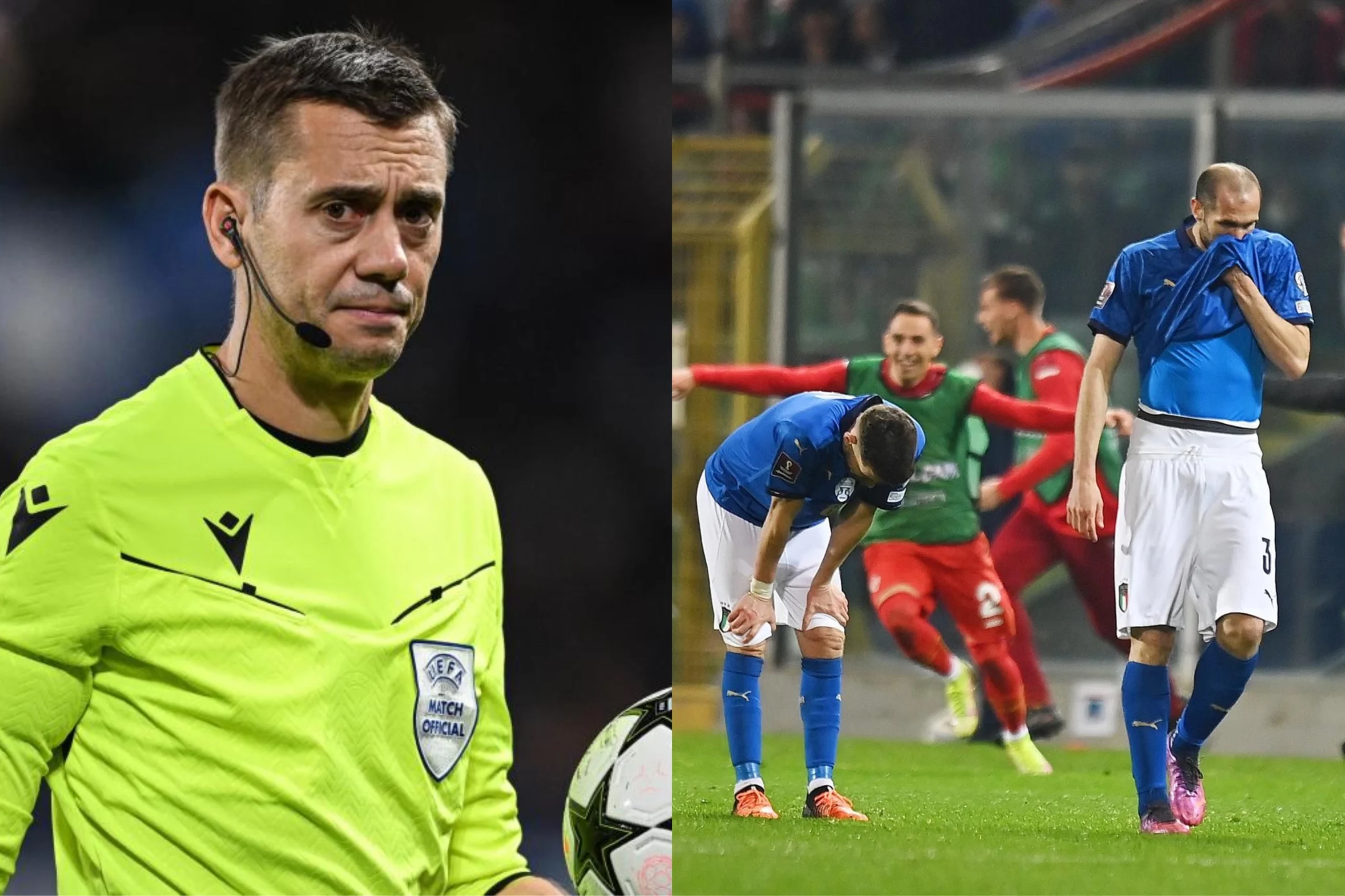Italia, arbitra Turpin contro la Bosnia: ritorna il fischietto del KO con la Macedonia del 2022