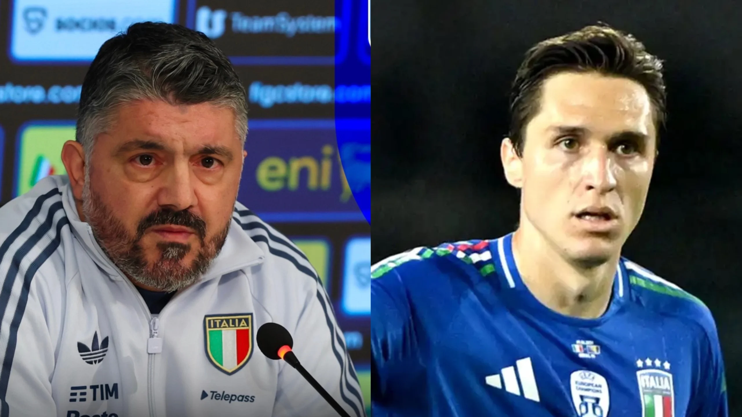 Chiesa dà forfait. Gattuso: “Se non sta al 100% e non se la sente è giusto che torni a casa”