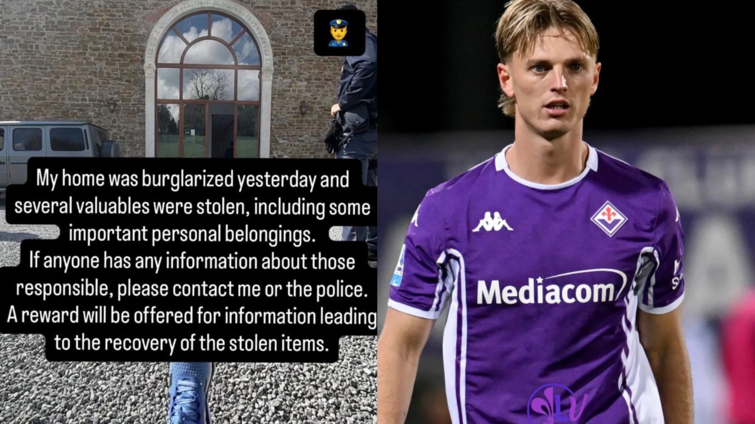 A casa Gudmundsson rubati rolex e borse di marca per un bottino totale di 60 mila euro